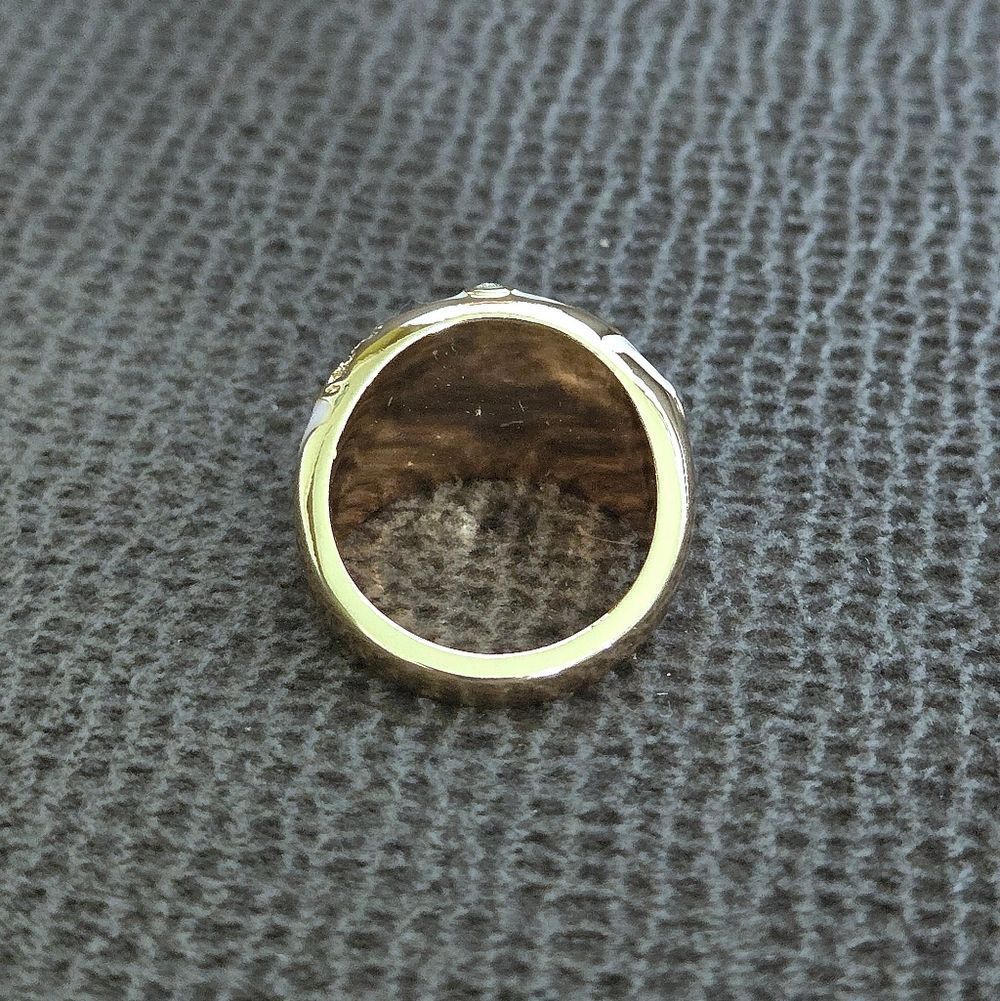 ✨️HP 2X✨️ Piper K Floral💐 Enamel Dome Ring💍 with Cubic Zirconias💎 - NWOT - Picture 9 of 15